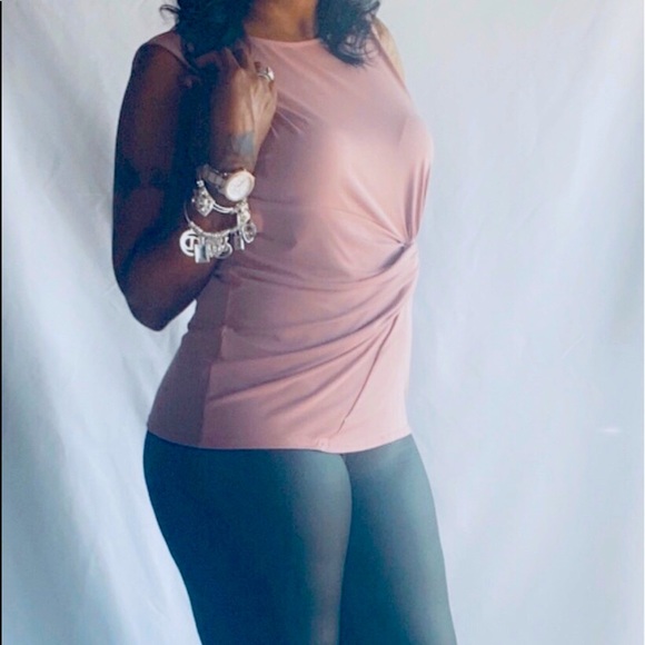 Knot Front Sleeveless Blouse - Picture 6 of 8